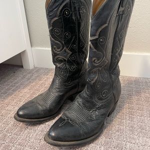 Montana Black Cowgirl Boots Size 8